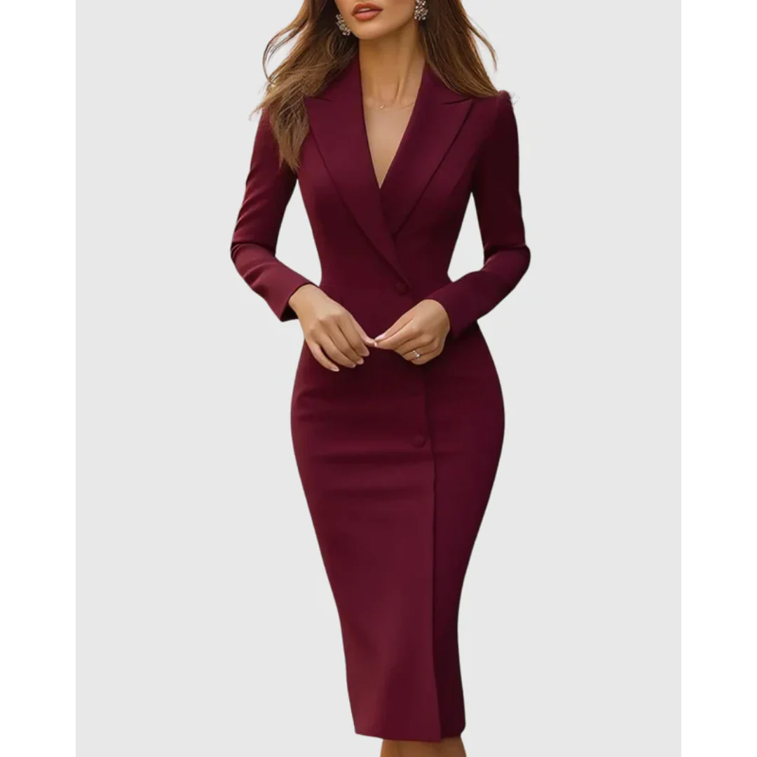 Sarina Damen Midi Kleid | Bequem für Sommeranlässe 8