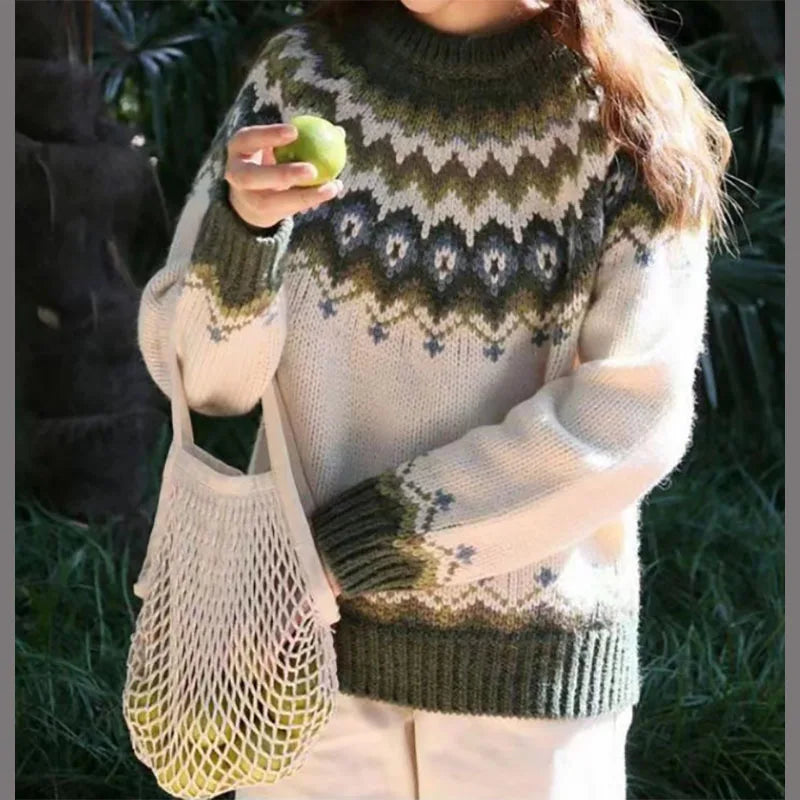 Sarah | Entzückender Pullover mit Muster