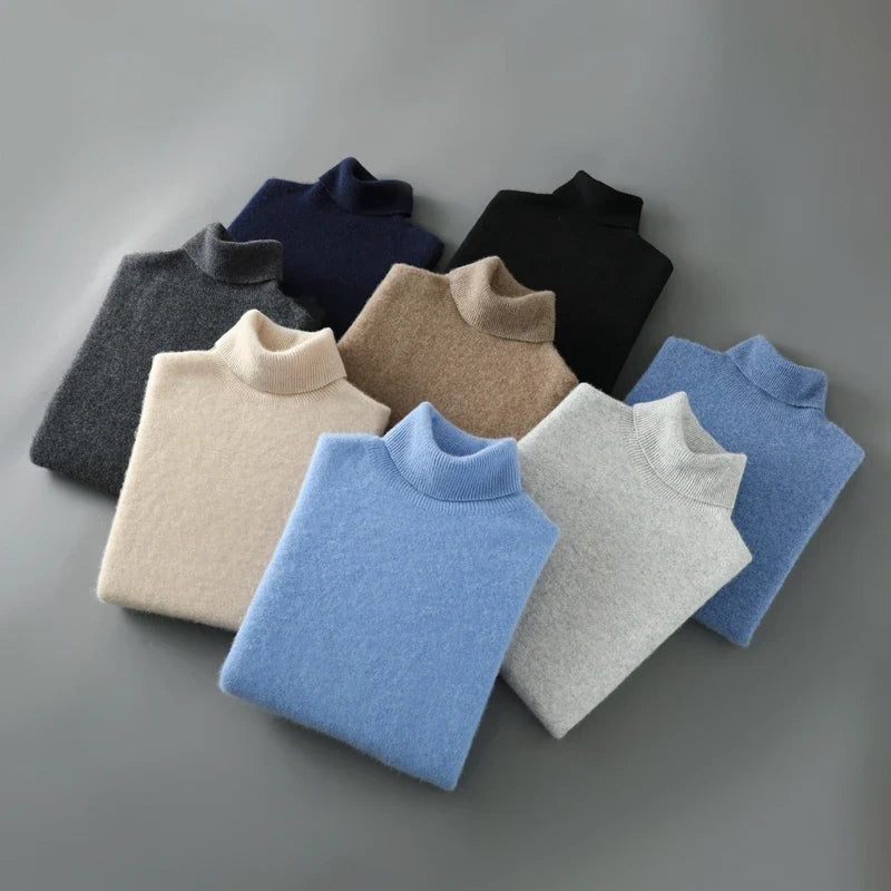 Renata Camel Rollkragenpullover aus Merinowolle für Damen | Weicher Winterpullover - XS/S/M/L/XL/2XL/XXXL