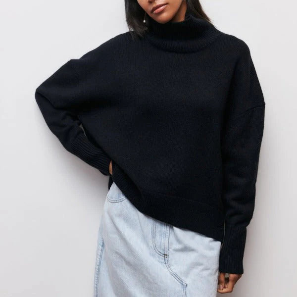 Ally | Oversized-Rollkragenpullover