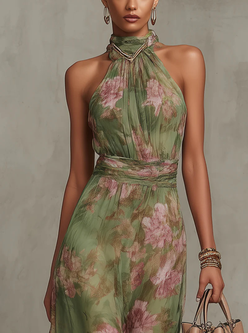 Sophie | Elegantes Blumenkleid für den Sommer 2