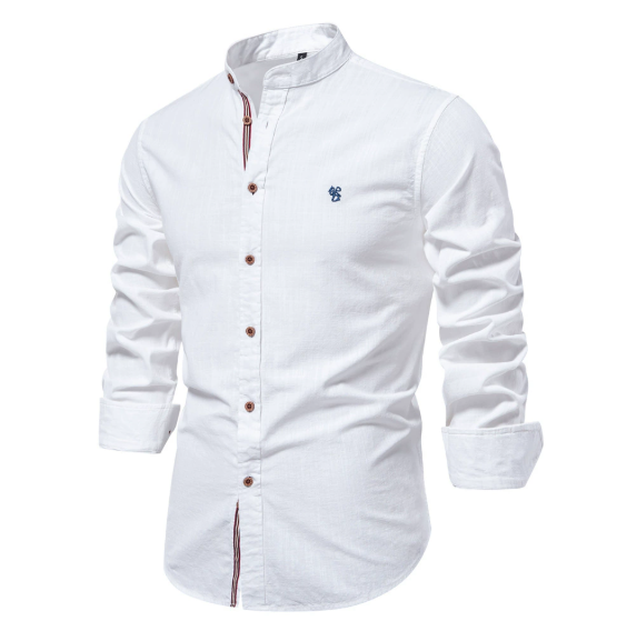 Stern Herrenhemd | Stehkragen, Slim Fit 4