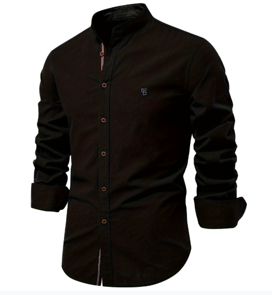 Stern Herrenhemd | Stehkragen, Slim Fit 5