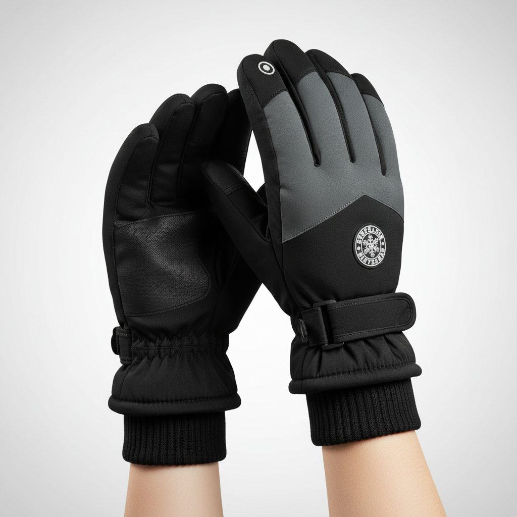 Sonja Rosa Thermo-Handschuhe mit Touchscreen-Fingerkuppen für Damen | Isoliert Winter Fleece-Futter - Einheitsgrösse