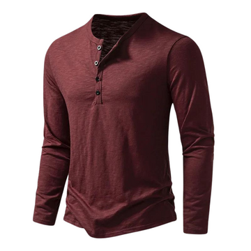 Timo Herren Langarmshirt | Hochwertige Baumwolle, Vielseitig Kombinierbar 0
