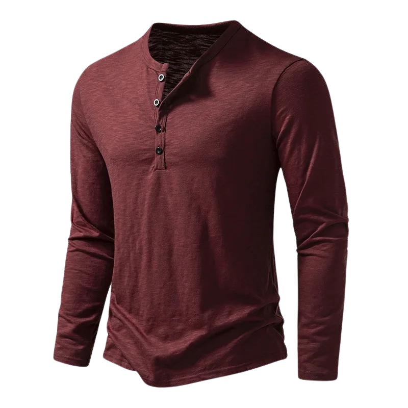 Timo Herren Langarmshirt | Hochwertige Baumwolle, Vielseitig Kombinierbar 0