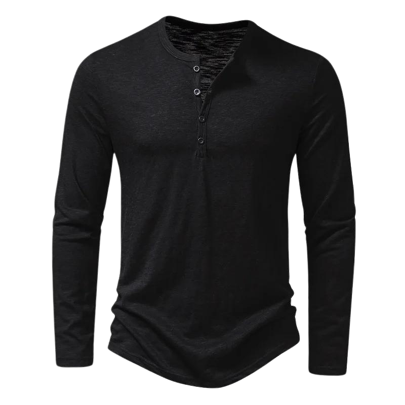 Timo Herren Langarmshirt | Hochwertige Baumwolle, Vielseitig Kombinierbar 0