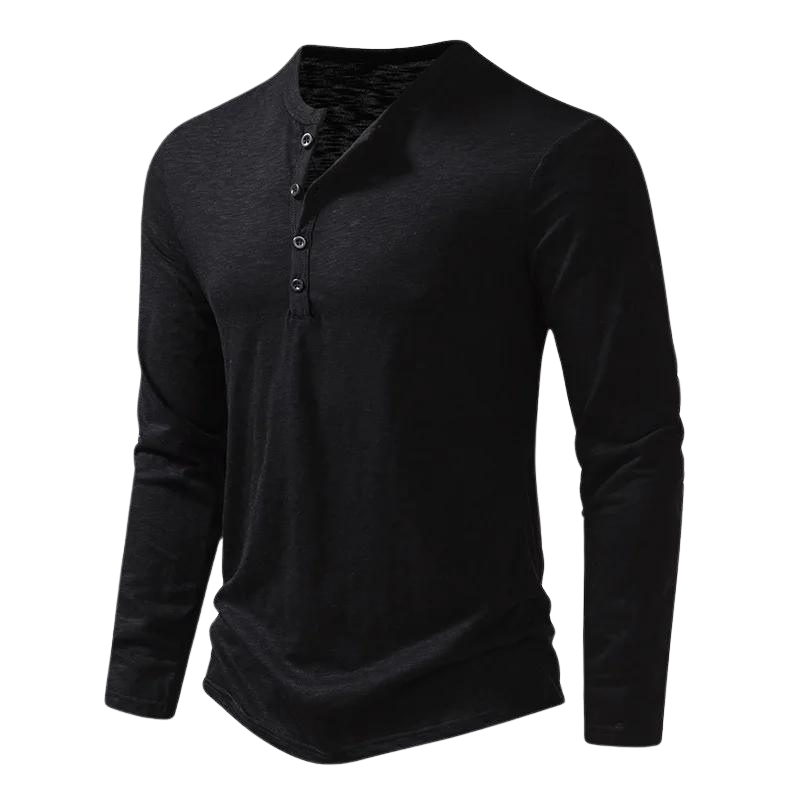 Timo Herren Langarmshirt | Hochwertige Baumwolle, Vielseitig Kombinierbar 2