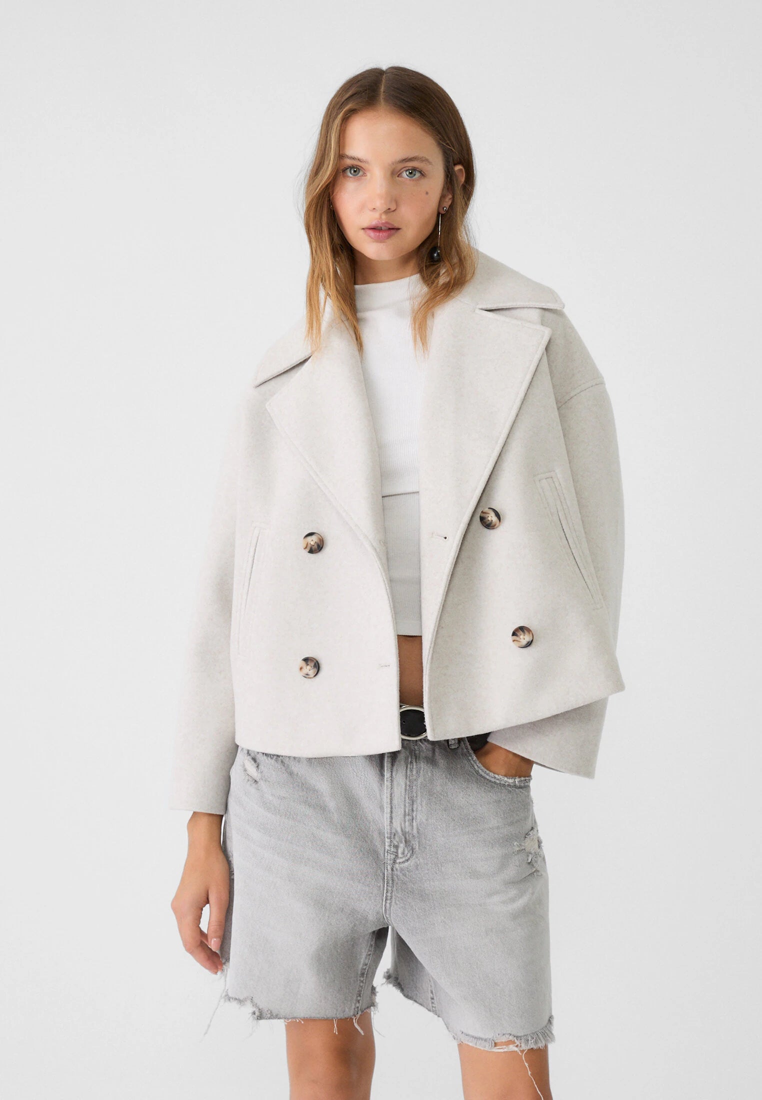 Vera Damen Wollmantel | Eleganter Schnitt, Zweireihig, Herbst/Winter 6