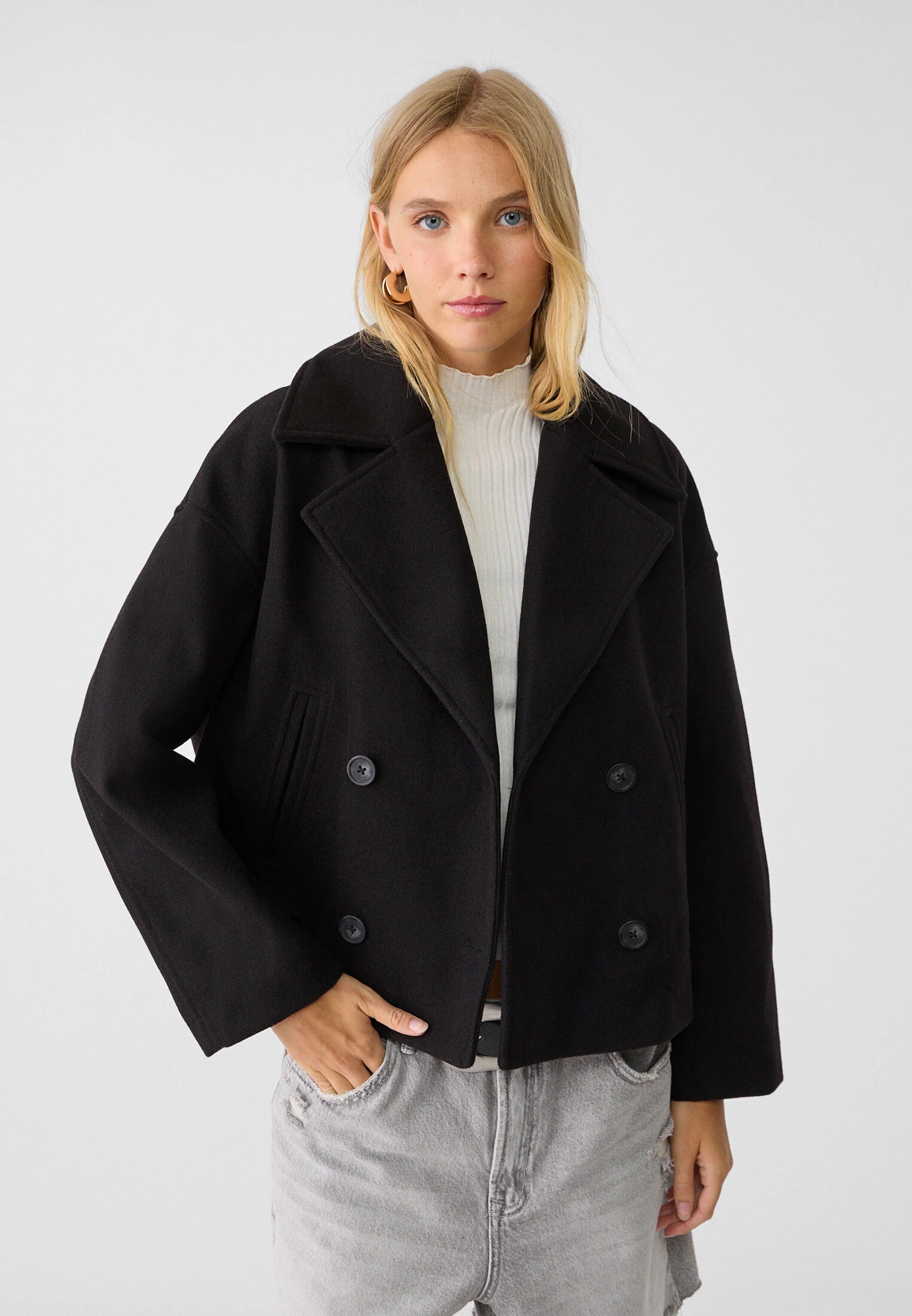 Vera Damen Wollmantel | Eleganter Schnitt, Zweireihig, Herbst/Winter 7