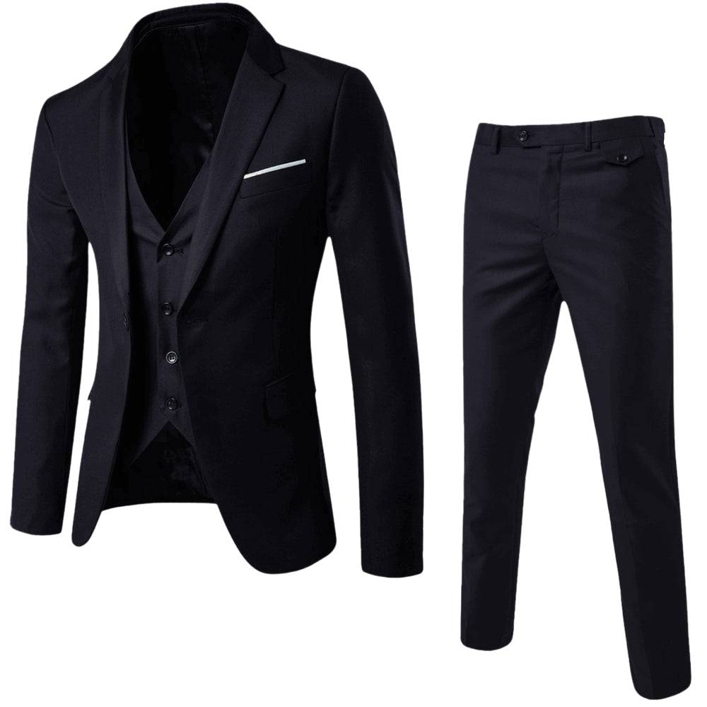 Viktor Herren Anzug | Klassisches Tailored-Design, Dunkelblau 0