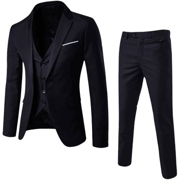 Viktor Herren Anzug | Klassisches Tailored-Design, Dunkelblau 0