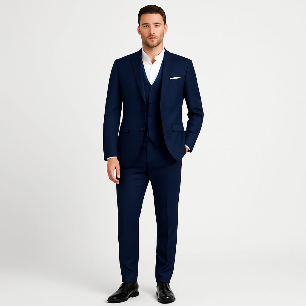 Viktor Herren Anzug | Klassisches Tailored-Design, Dunkelblau 1