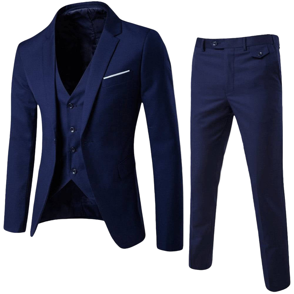 Viktor Herren Anzug | Klassisches Tailored-Design, Dunkelblau 2