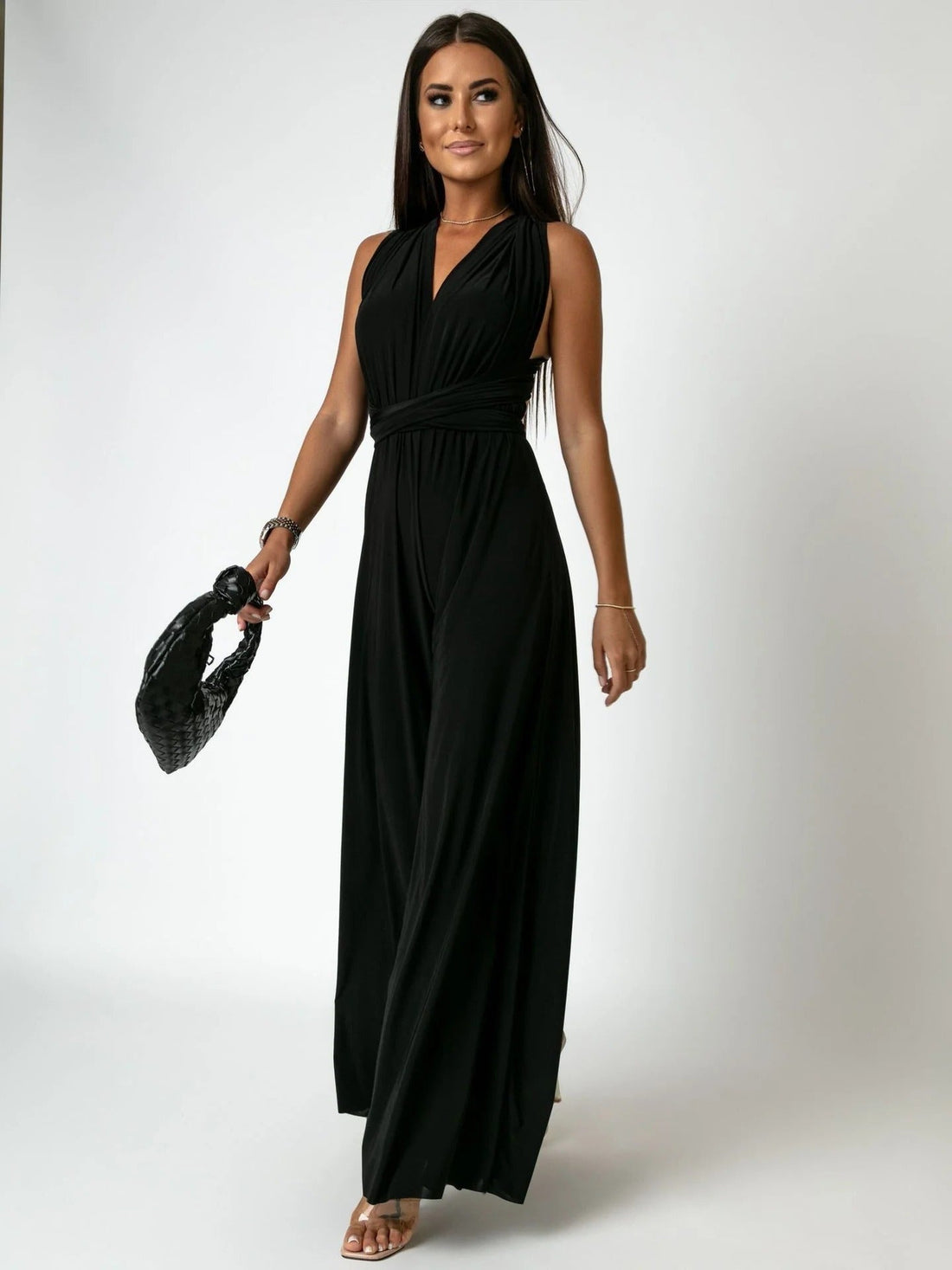 Vila Damen Jumpsuit | V-Ausschnitt, Weites Bein in Strahlendem Lila 0