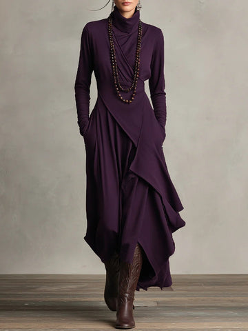 Vivi Frauen Maxi-Kleid | Fließender Stoff, Elegante Silhouette 0