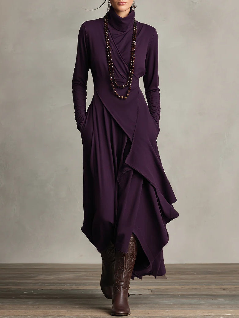 Vivi Frauen Maxi-Kleid | Fließender Stoff, Elegante Silhouette 0