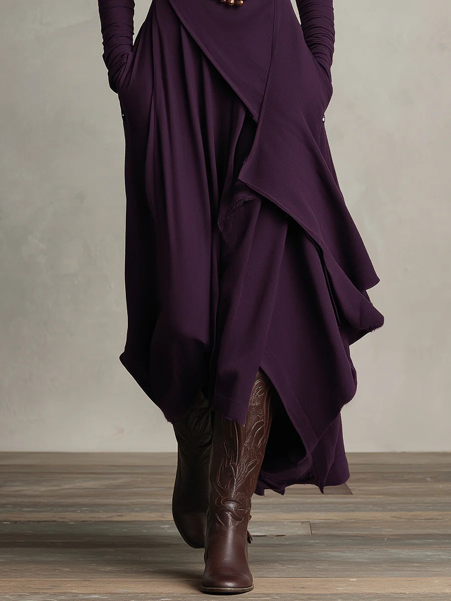 Vivi Frauen Maxi-Kleid | Fließender Stoff, Elegante Silhouette 4