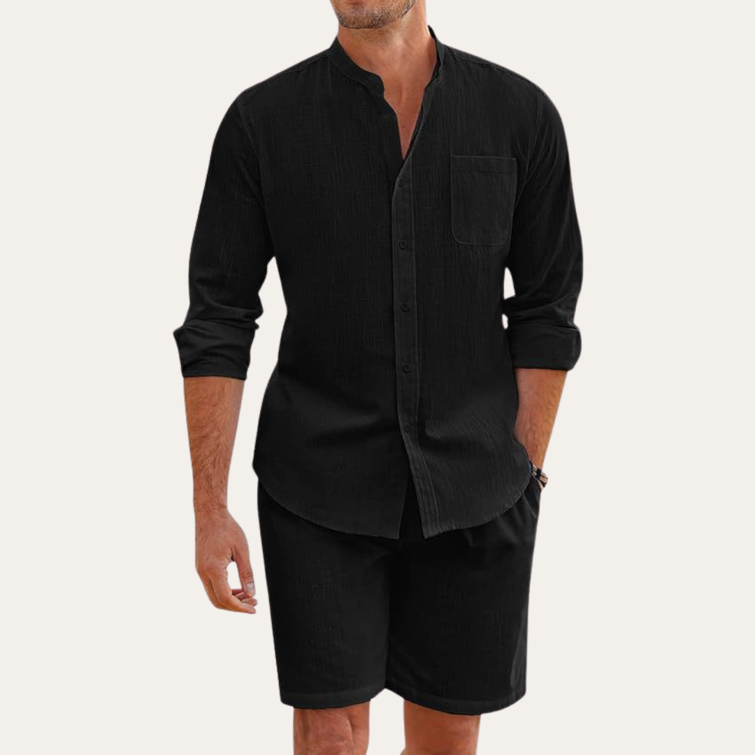Zeno Herren Freizeit Set | Atmungsaktives Material, Lässig 1
