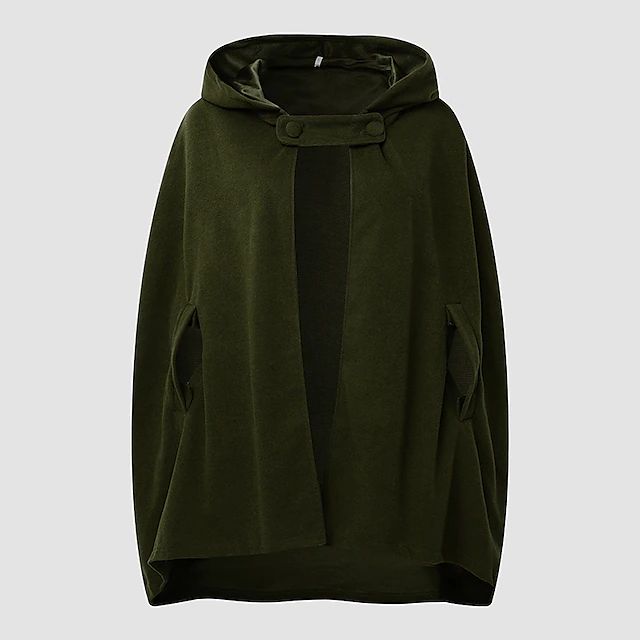 Regula Rot Vintage Kapuzenumhang für Damen | Cape mit Kapuze Festlich - S/M/L/XL