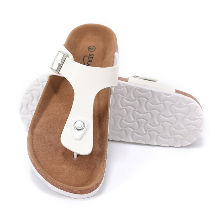 Walter Schwarz Zehensteg-Sandalen für Herren | Kork-Fussbett Komfort | Sommer Freizeit - 35-44