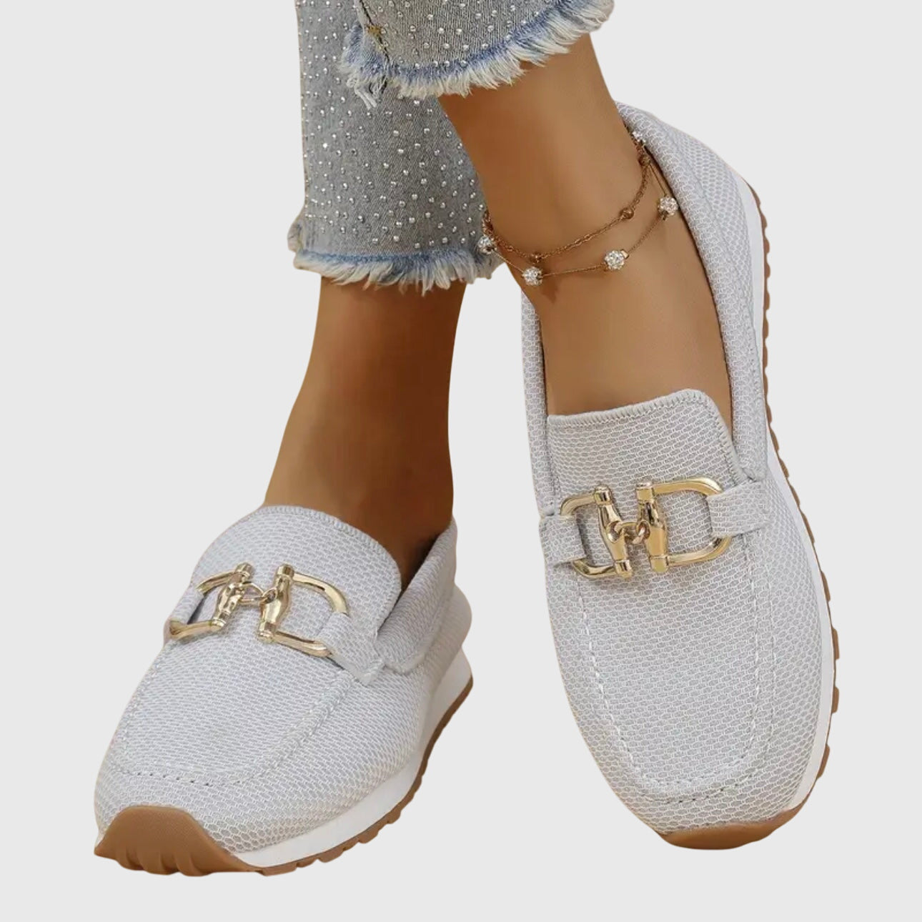 Elisabeth Blau Orthopädische Mesh Loafer für Damen | Komfort Plattformsohle - Gr. 4/5/6/7/8/9/10