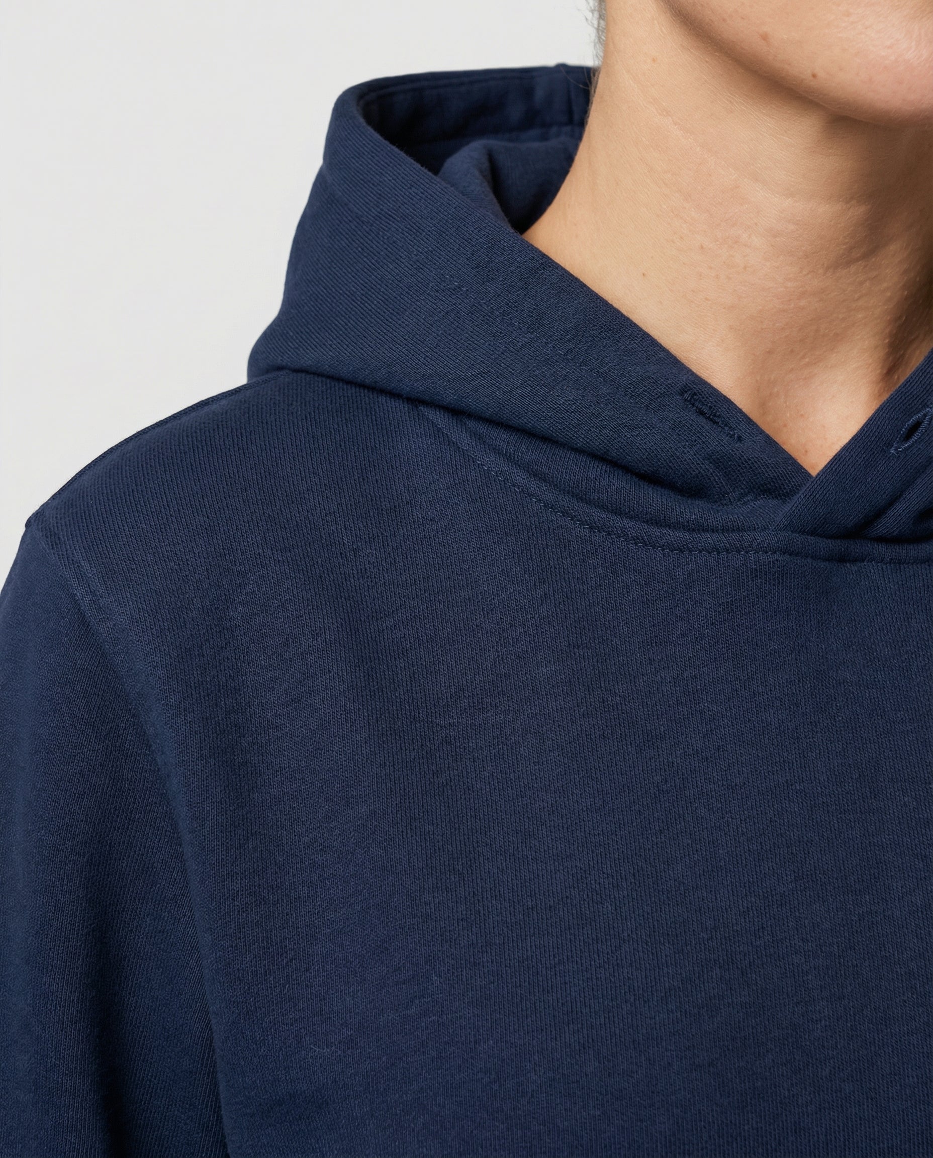 Monique Marineblau Casual Hoodie mit Kapuze für Damen | Alltag Freizeit Oversized Fit - S/M/L/XL/2XL/3XL