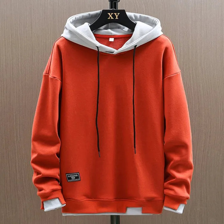 Urs Blau Klassischer Kapuzenpullover mit Kapuze für Herren | Casual Streetwear - XS/S/M/L/XL/2XL/3XL