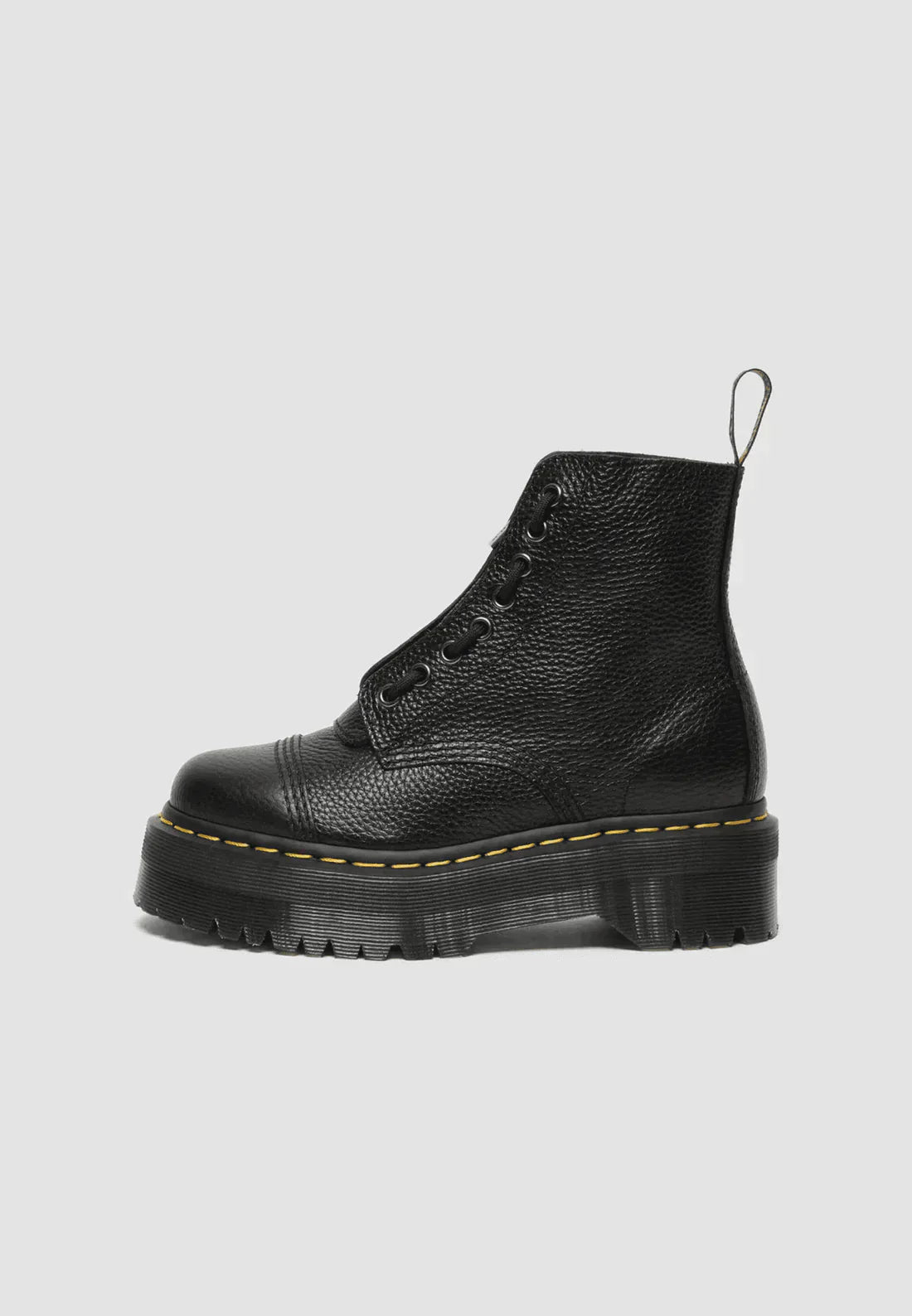 Beatrice Schwarz Plattform-Stiefelette mit Doppelreissverschluss für Damen | Robuster Chunky-Look | Edgy Streetstyle - 35/36/37/38/39/40/41/42/43/44