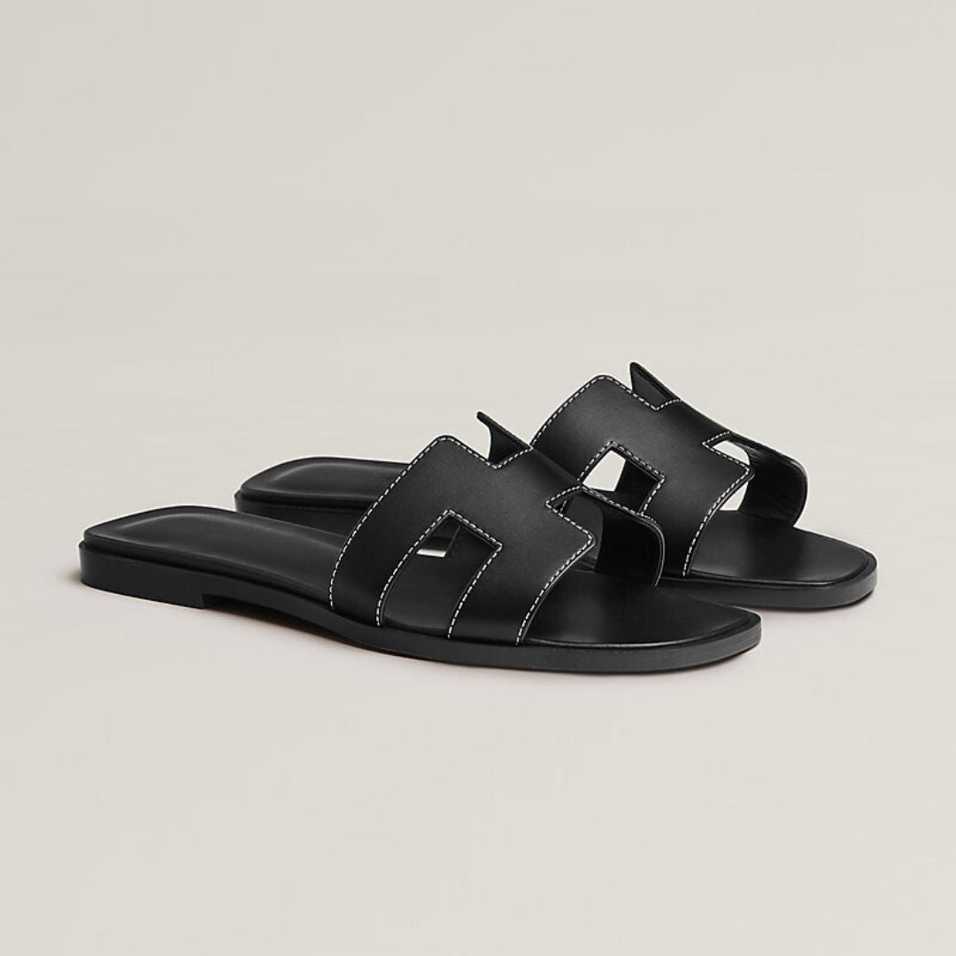 Trudi Weiß Flache Slide-Sandalen für Damen | Eleganter Cut-out-Riemen | Sommerurlaub und Alltag - 34-43