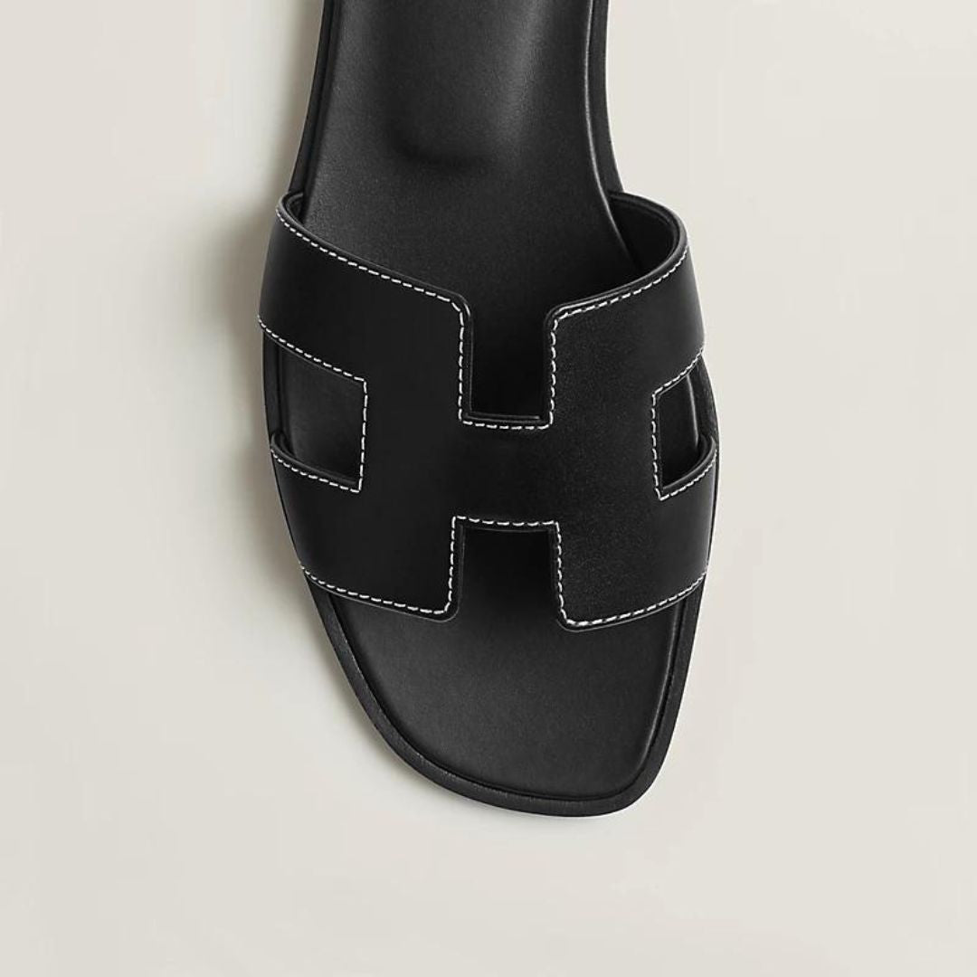 Trudi Weiß Flache Slide-Sandalen für Damen | Eleganter Cut-out-Riemen | Sommerurlaub und Alltag - 34-43