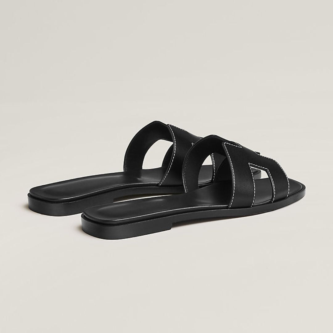 Trudi Weiß Flache Slide-Sandalen für Damen | Eleganter Cut-out-Riemen | Sommerurlaub und Alltag - 34-43