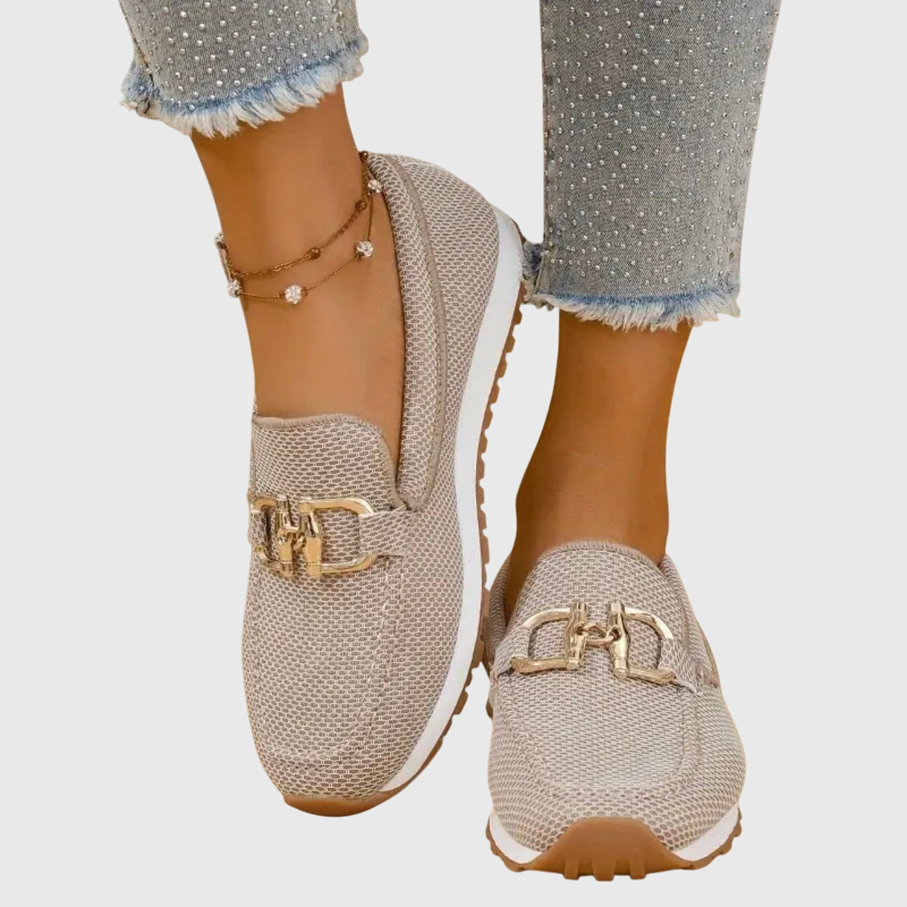 Elisabeth Blau Orthopädische Mesh Loafer für Damen | Komfort Plattformsohle - Gr. 4/5/6/7/8/9/10