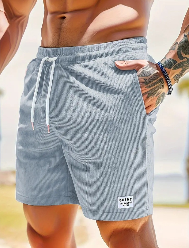 Cori Herren Shorts | Bequemer Cordstoff, Atmungsaktiv und Lässig