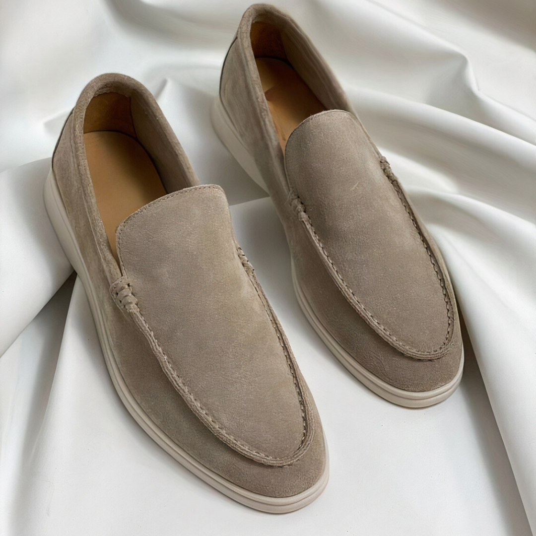 Peter Schwarz Suede Slip-on Loafers für Herren | Leichter Komfort zeitloser Stil | Smart-Casual - 39-48