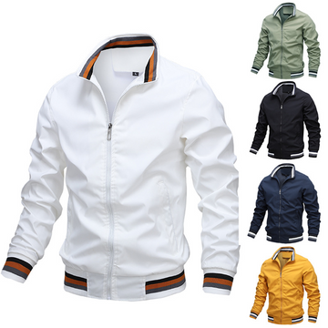 Willi Weiss Casual Blouson-Jacke mit Stehkragen für Herren | Reissverschluss Alltag Freizeit - M/L/XL/2XL/3XL