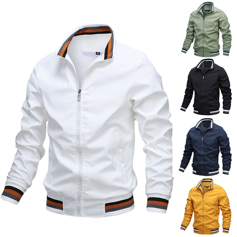 Willi Weiss Casual Blouson-Jacke mit Stehkragen für Herren | Reissverschluss Alltag Freizeit - M/L/XL/2XL/3XL