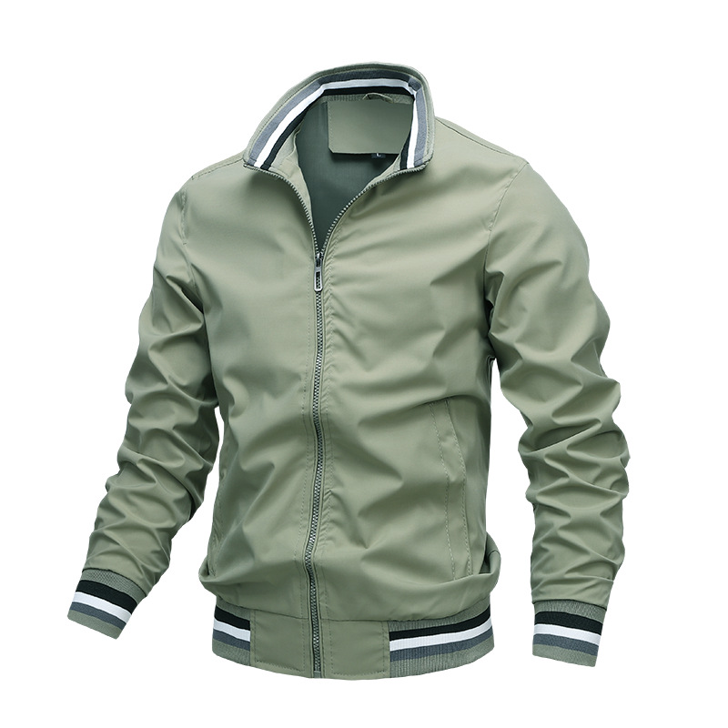 Willi Weiss Casual Blouson-Jacke mit Stehkragen für Herren | Reissverschluss Alltag Freizeit - M/L/XL/2XL/3XL