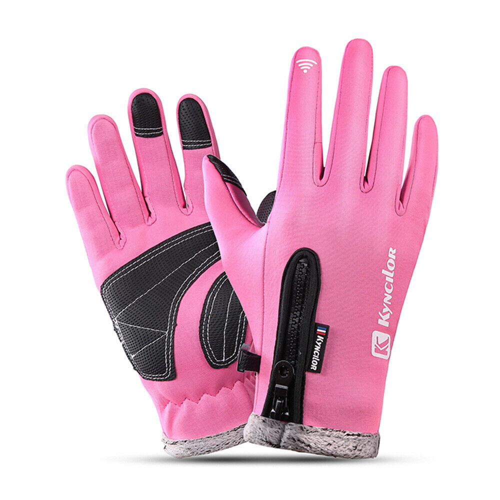 Monika Schwarz Wasserdichte Winddichte Touchscreen-Handschuhe Unisex | Winter Outdoor Rutschfest - S/M/L/XL