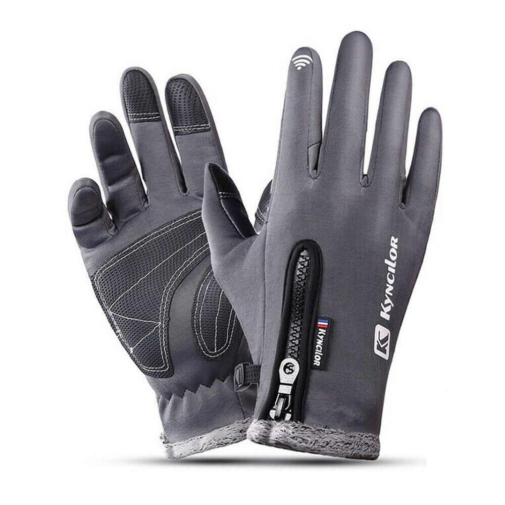 Monika Schwarz Wasserdichte Winddichte Touchscreen-Handschuhe Unisex | Winter Outdoor Rutschfest - S/M/L/XL
