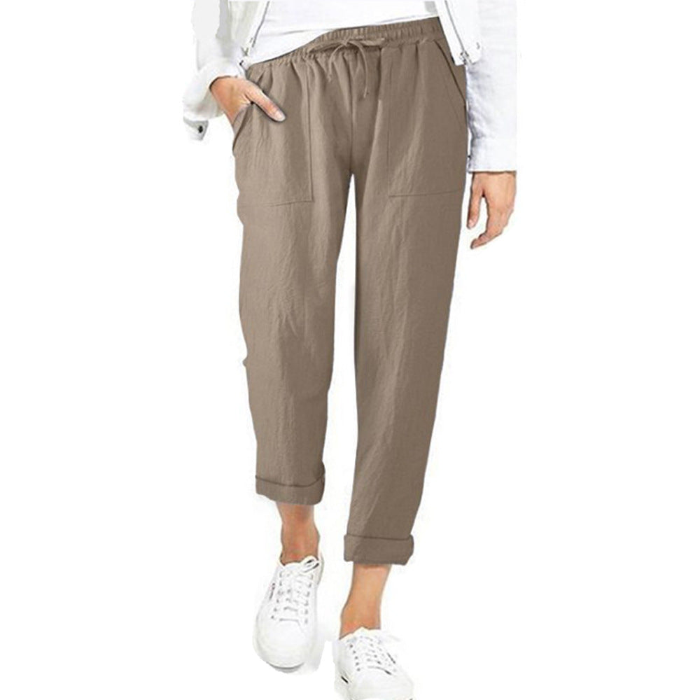 Leinen Sommerhose 8