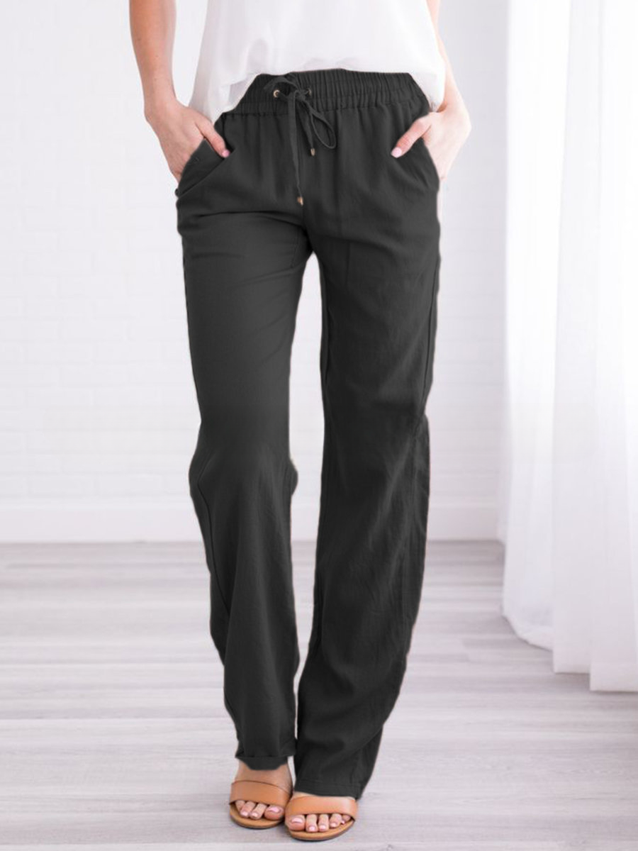 Leinen Sommerhose 11