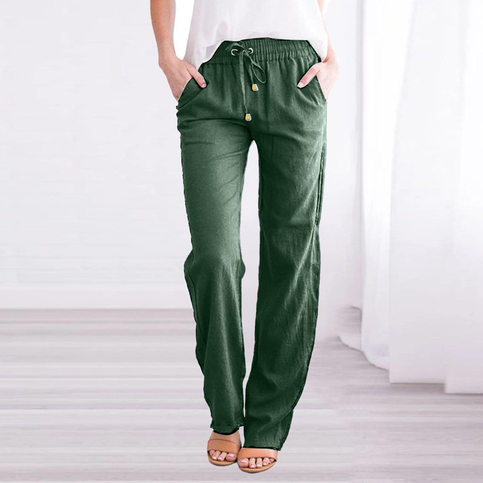 Leinen Sommerhose 7