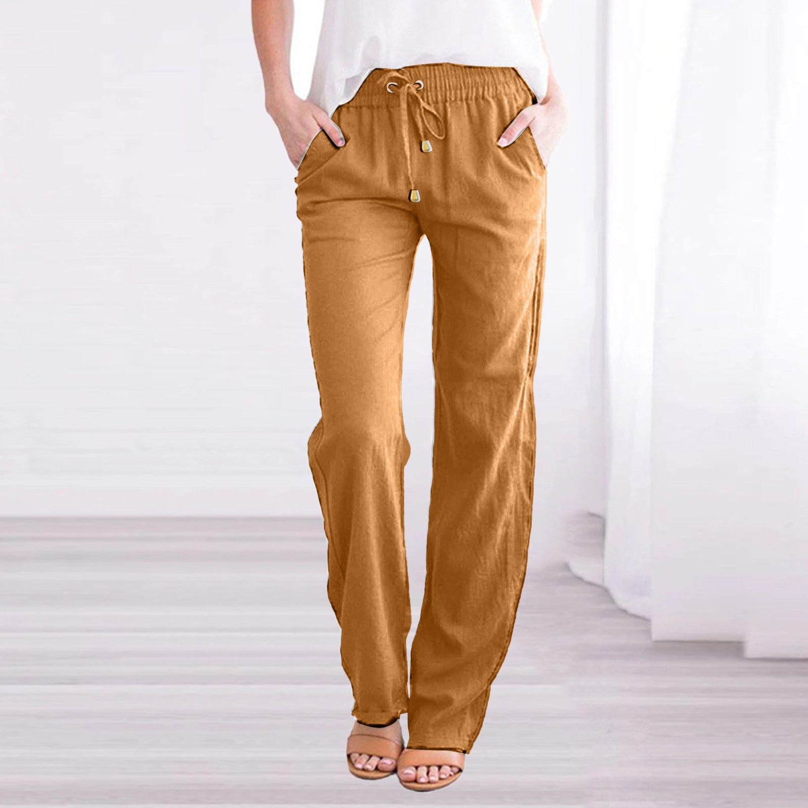 Leinen Sommerhose 13