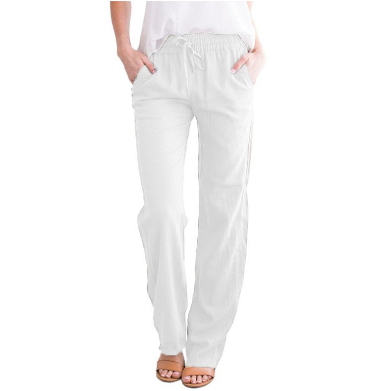 Leinen Sommerhose 14